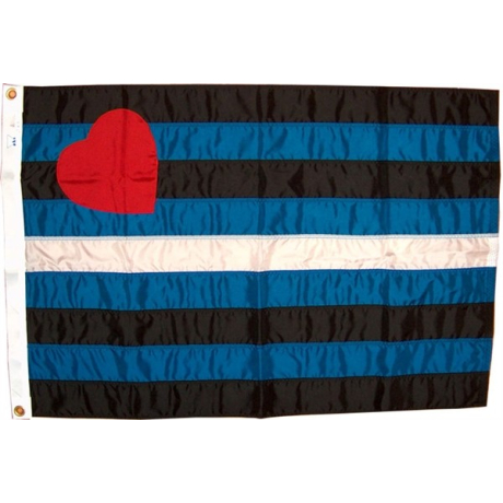Leatherpride - kožeňácká vlajka 150 x 90 cm