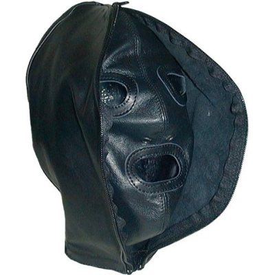 Leather Double Faced Hood