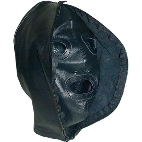 Leather Double Faced Hood