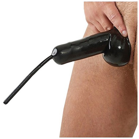 Mister B Rubber Cock and Ball Sheath with Tube