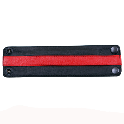 TitanMen Wrist Wallet Zip Red Striped