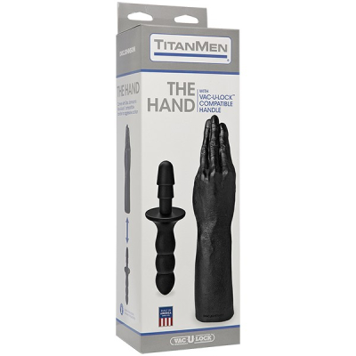 Doc Johnson TitanMen Vac-U-Lock The Hand with Handle -dildo 43 x 7 cm