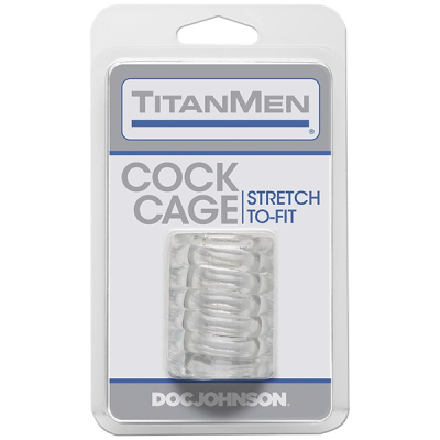 Doc Johnson TitanMen Cock Cage - natahovák koulí 5 cm