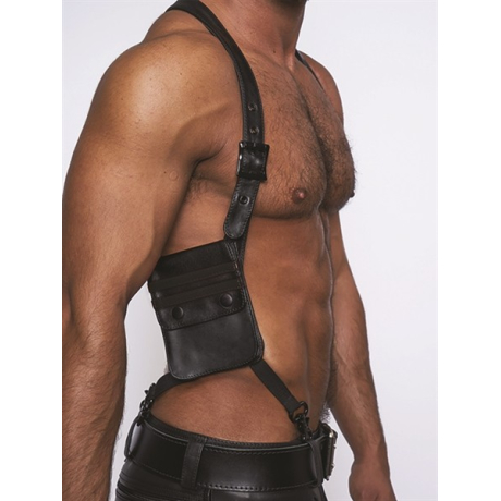 Mister B Leather Wallet Harness 