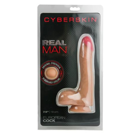 Topco CyberSkin® Real Man European Cock - 19 x 4 cm