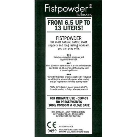 FistPowder Lubricant 65 gr