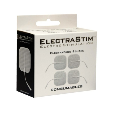 ElectraStim ElectraPads Square - náhradní elektrody pro elektrosex 4 ks