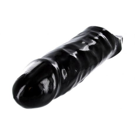 Master Series XL Black Mamba Cock Sheath - návlek na penis 22 x 6 cm