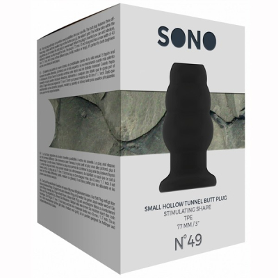 Shots Toys SONO No.49 - Small Hollow Tunnel Butt Plug 8 x 4 cm