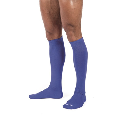 Mister B Football Socks Blue