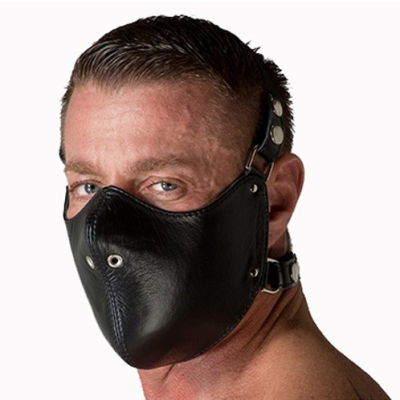 665 Leather Mouth Restrictor - kožená maska