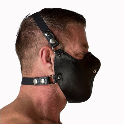 665 Leather Mouth Restrictor - kožená maska