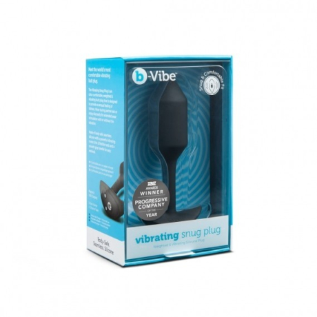 b-Vibe Vibrating Snug Plug Medium 13 x 3 cm