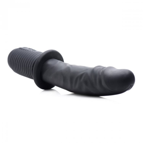 Master Series Power Pounder Vibrating and Thrusting Silicone Dildo
