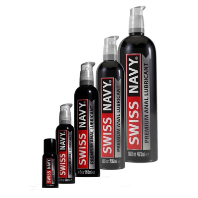 Swiss Navy Premium Anal Lubricant - relaxační silikonový anální lubikační gel 118 ml