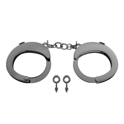 Roomfun Stainless Steel UFO Handcuffs - kovová pouta na ruce