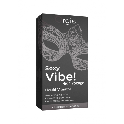 Orgie Sexy Vibe! High Voltage Liquid Vibrator - stimulační lubrikant 15 ml