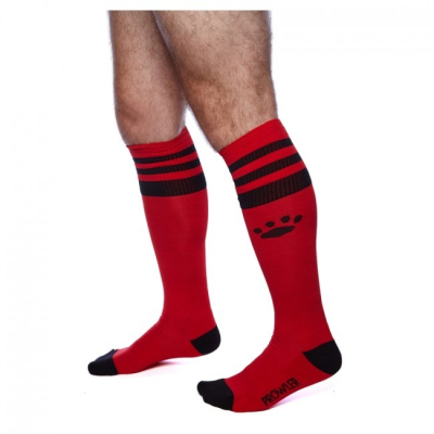 Prowler RED Football Sock Red/Black - sportovní ponožky