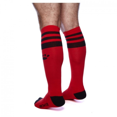 Prowler RED Football Sock Red/Black - sportovní ponožky