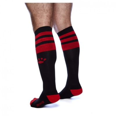 Prowler RED Football Sock Black/Red - sportovní ponožky