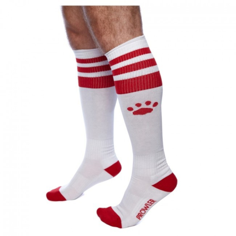 Prowler RED Football Sock White/Red - sportovní ponožky