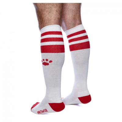 Prowler RED Football Sock White/Red - sportovní ponožky