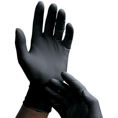 Unigloves Select Black Latex Gloves 100 Pcs