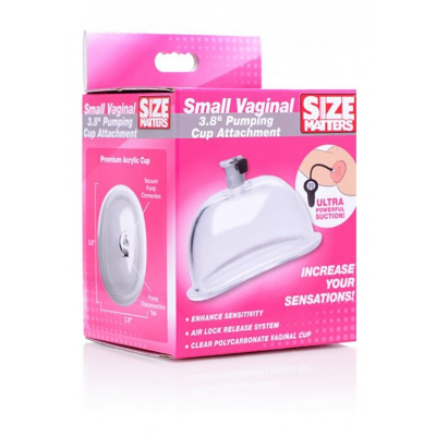 Size Matters Small Vaginal Pumping Cup Attachment - malý cylindr k vakuovým pumpám pro ženy