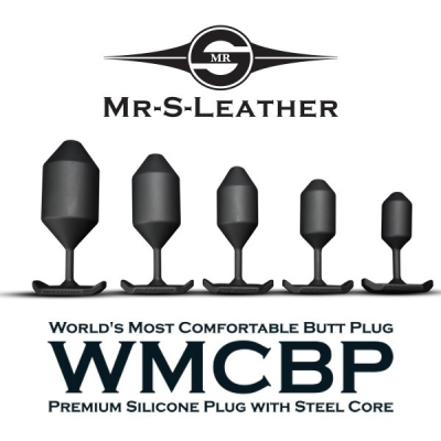 Mr S Leather WMCBP X-Large - silikonový anální kolík 15 x 5 cm
