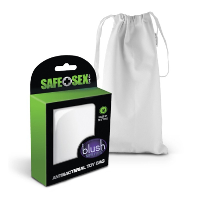 Blush Safe Sex Anti-Bacterial Toy Bag Medium  - textilní sáček na erotické hračky