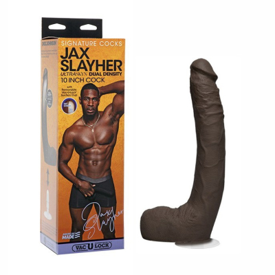 Doc Johnson Signature Cocks Vac-U-Lock™ Jax Slayher 10" ULTRASKYN™ Realistic Cock 