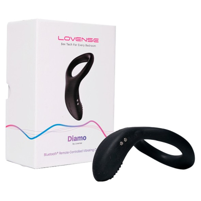 Lovense Diamo Vibrating Cock Ring - vibrační erekční kroužekt ovládaný smartphonem