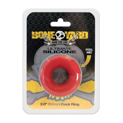 Boneyard Ultimate Silicone Ring Red