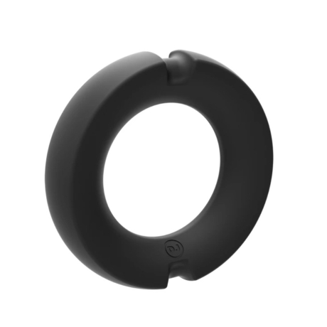 Dov Johnson KINK Silicone Covered Metal Cock Ring 35mm - silikonový erekční kroužek s výstuhou