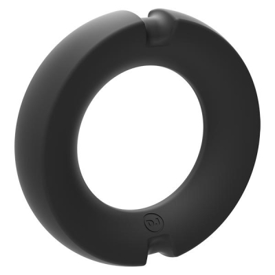 Doc Johnson KINK Silicone Covered Metal Cock Ring 50mm - silikonový erekční kroužek s výstuhou