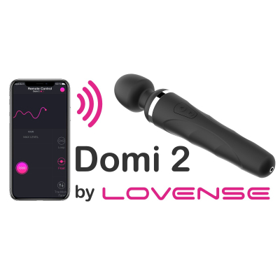Lovense Domi 2 Mini Wand Massager - masážní hlavice ovládaná smartphonem