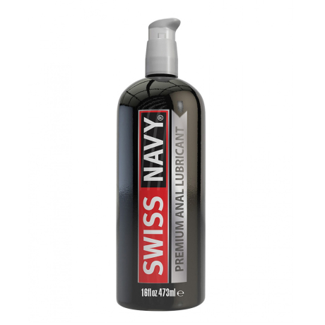 Swiss Navy Premium Anal Lubricant - relaxační silikonový anální lubikační gel 473 ml
