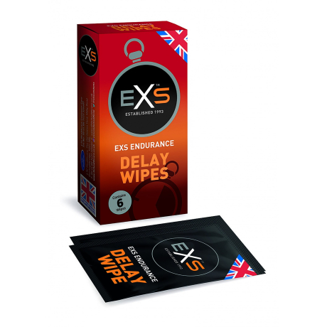 EXS Delay Wipes 6 Pack