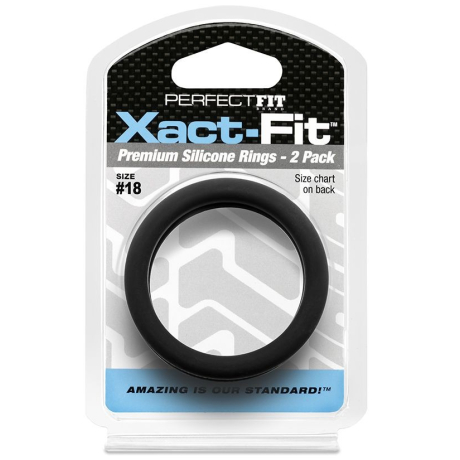 Perfect Fit Xact-Fit™ Ring 2-Pack No 18 - sada 2 erekčních kroužků