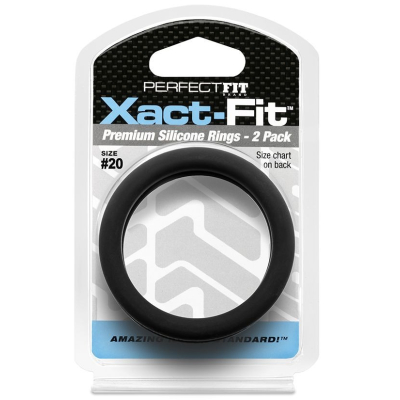 Perfect Fit Xact-Fit™ Ring 2-Pack No 20 - sada 2 erekčních kroužků