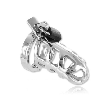 Brutal Chastity Cage Stainless Steel Silver