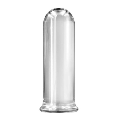 NS Novelties Renegade Glass Rook Clear - skleněné dildo 16 x 5 cm