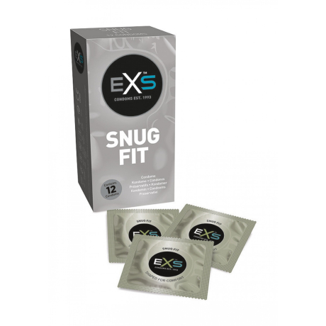 EXS Snug Fit Condoms 49 mm - 12 Pack