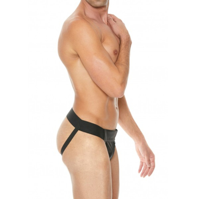 Shots OUCH Striped Front with Zip Jock Black/Black