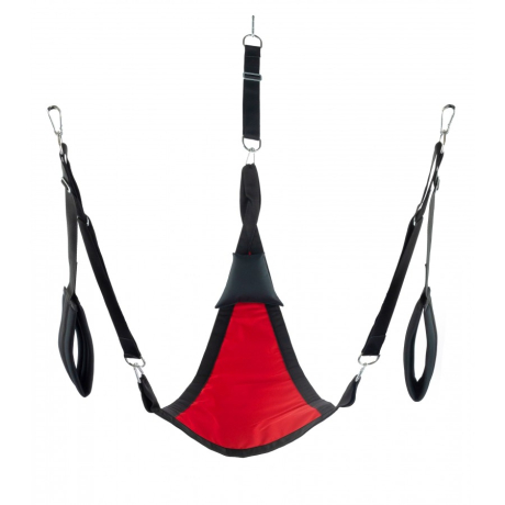 Mr Sling Triangle Canvas Sling Red - Complete Set