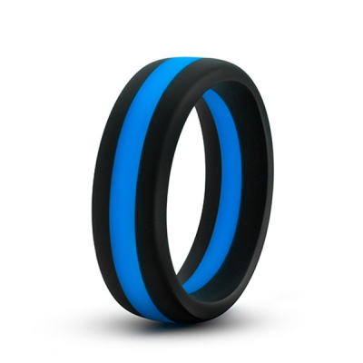 Blush The Performance Silicone Go Pro Cock Ring Black/Blue