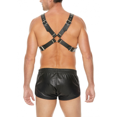 Shots OUCH Men's Large Buckle Harness 