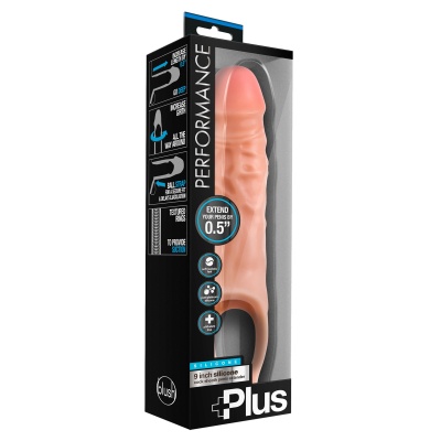 Blush Performance Plus 9" Silicone Cock Sheath Penis Extender - návlek na penis 22 x 5 cm
