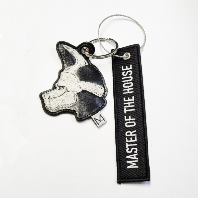 Master of the House Keyring Puppy
