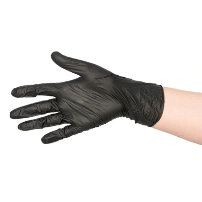 Unigloves Black Pearl Nitrile Gloves 100 pcs.